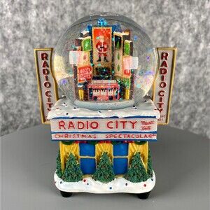 Radio City Music Hall Christmas Spectacular Musical Snow Globe Rockettes Santa